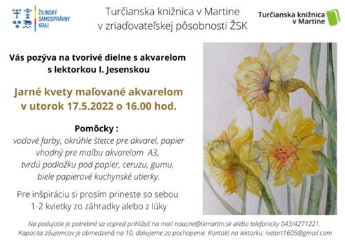Workshop Jarné kvety maľované akvarelom Zdroj  martin.sk (002).jpg
