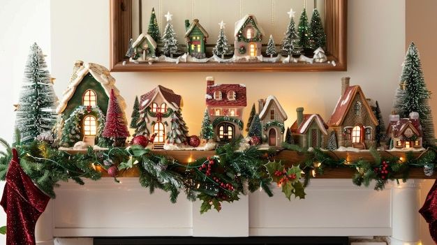 christmas-village-display-with-garland-twinkling-lights-fireplace-mantel-holiday-decor_416256-106598.jpg